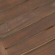 Homy Casa OAWC Outdoor Acacia Wood Counter Height Barstool Set of 2 Mahogany Brown Finish