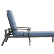 Homy Casa ACLC Aluminium Cast Lounge Chair Outdoor Patio Furniture Blue