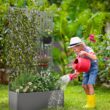 Wooakway 2-pc 6 ft. Hx 3 ft. W Raised Garden Bed Metal Planter Box with Trellis Wheels Privacy Screen Elevated Planter - Gray