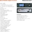 Uniden Bearcat BCD260DN Base/Mobile Digital Scanner, Performance Features, Band Scope Rapid System/Channel Number Tagging, Narrowband Reception, Search Features to Detect Signals Faster Than Ever