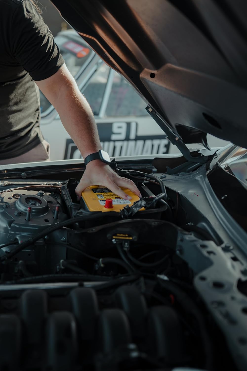OPTIMA Batteries High Performance D31T YELLOWTOP Dual Purpose Sealed AGM Car, Truck And SUV Battery, 900 CCA, Maintenance Free, Versatile Mounting OPTIMA Batteries High Performance D31T YELLOWTOP Dual Purpose Sealed AGM Car, Truck And SUV Battery, 900 CCA, Maintenance Free, Versatile Mounting