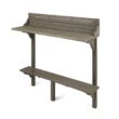 Benzara Patio Tables Rectangle Outdoor Bar height Table 16.5-in W x 48-in L