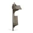 Benzara Patio Tables Rectangle Outdoor Bar height Table 16.5-in W x 48-in L