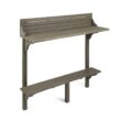 Benzara Patio Tables Rectangle Outdoor Bar height Table 16.5-in W x 48-in L