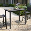 ToolCat Rectangle Outdoor Bar height Table 26-in W x 45-in L
