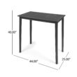 ToolCat Rectangle Outdoor Bar height Table 26-in W x 45-in L