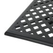Clihome Patio Tables Rectangle Outdoor Dining Table 37.38-in W x 66.75-in L with Umbrella Hole