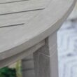 Cambridge Casual Heaton Teak Wood Round Outdoor End Table 24-in W x 24-in L