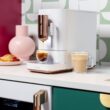 Cafe Affetto Automatic Stainless steel Programmable Wi-Fi Espresso Machine with Drip Tray ( Matte White )