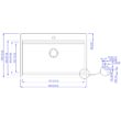 AKDY Drop-in 33-in x 22-in Stainless steel Single bowl Workstation Kitchen Sink All-in-One Kit
