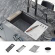 Ruvati epiStage Undermount 33-in x 19-in Granite Single bowl Workstation Kitchen Sink