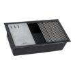 Ruvati epiStage Undermount 33-in x 19-in Granite Single bowl Workstation Kitchen Sink Ruvati epiStage Undermount 33-in x 19-in Granite Single bowl Workstation Kitchen Sink