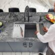 Ruvati epiStage Undermount 33-in x 19-in Granite Single bowl Workstation Kitchen Sink Ruvati epiStage Undermount 33-in x 19-in Granite Single bowl Workstation Kitchen Sink