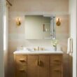 KOHLER Embark 35-in x 26-in Surface/Recessed Mount Anodized Aluminum Mirrored Rectangle Soft Close Medicine Cabinet