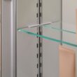 KOHLER Embark 35-in x 26-in Surface/Recessed Mount Anodized Aluminum Mirrored Rectangle Soft Close Medicine Cabinet