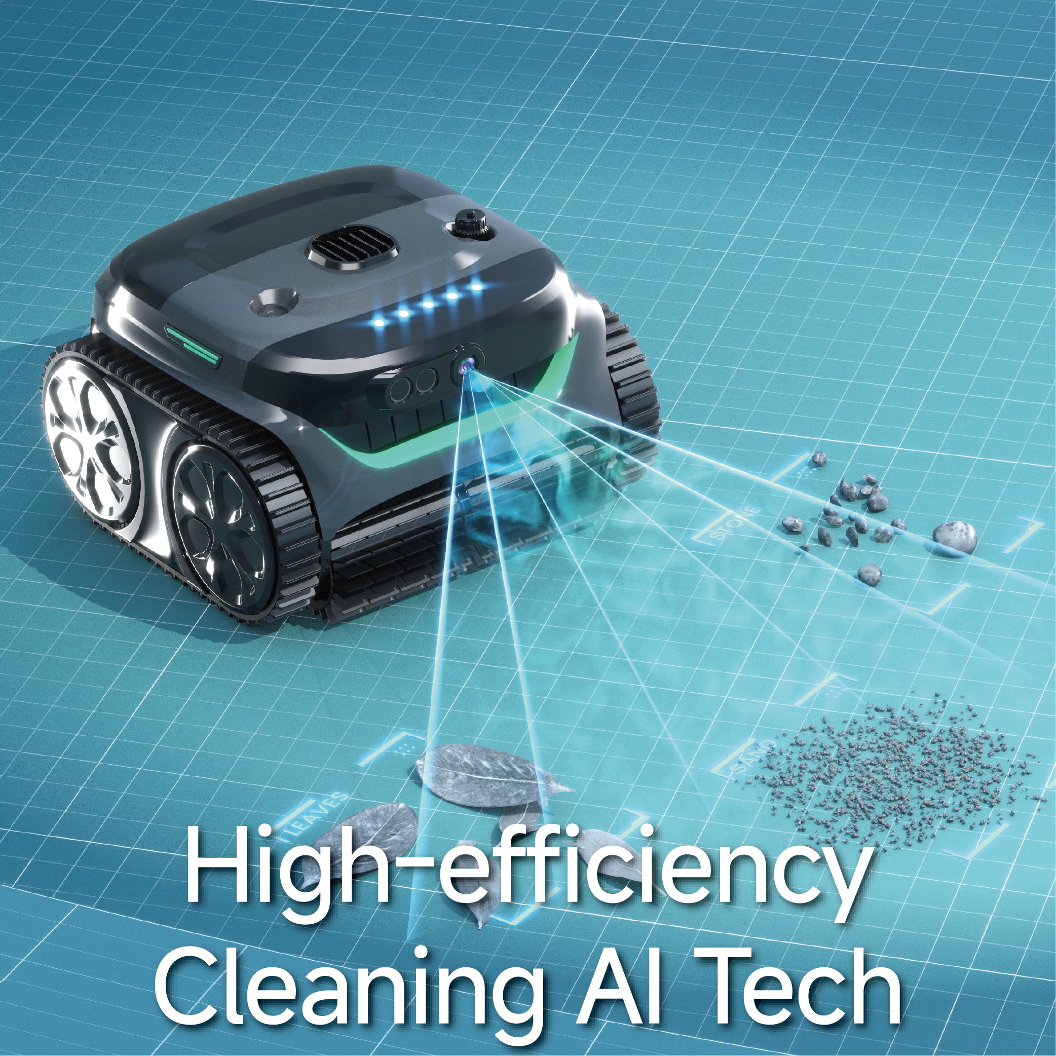 Wybot C2 Pro Vision 12-in Robotic Pool Vacuum Wybot Wybot C2 Pro Vision 12-in Robotic Pool Vacuum