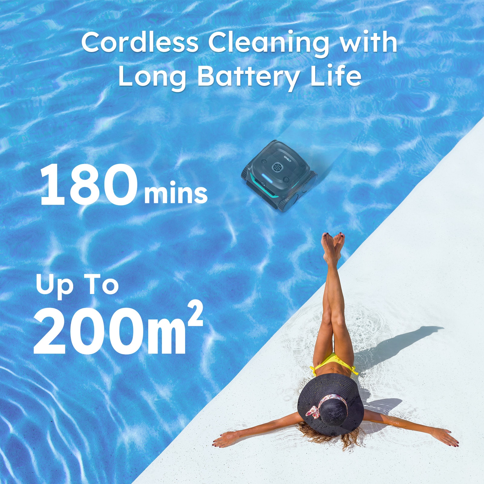 Wybot C2 Vision 12-in Robotic Pool Vacuum Wybot Wybot C2 Vision 12-in Robotic Pool Vacuum