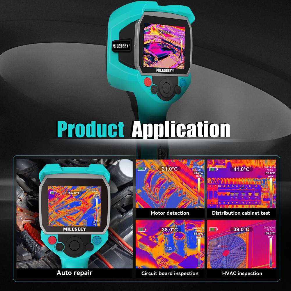 MILESEEY Industrial Dual Camera with Wide Temperature Range 256-Pixel Thermal Camera MILESEEY Industrial Dual Camera with Wide Temperature Range 256-Pixel Thermal Camera