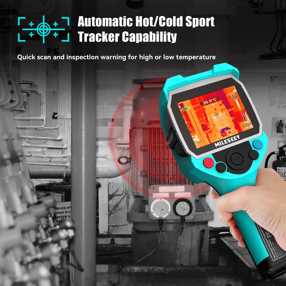 MILESEEY Industrial Dual Camera with Wide Temperature Range 256-Pixel Thermal Camera MILESEEY Industrial Dual Camera with Wide Temperature Range 256-Pixel Thermal Camera