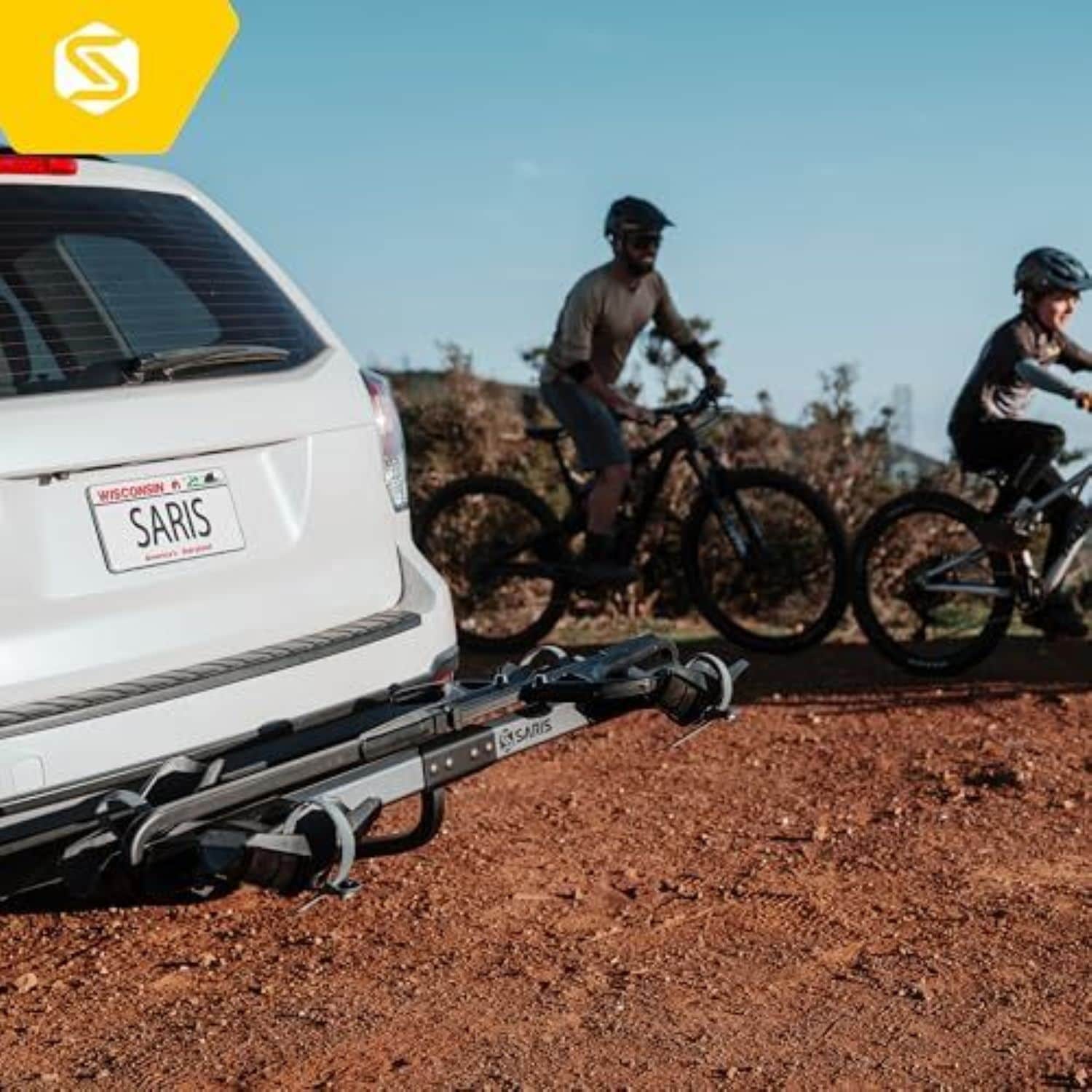 Saris Freedom 2 Bike Hitch Rack Aluminum Platform Carrier Fits 1.25 and 2 Inch Receivers Saris Freedom 2 Bike Hitch Rack Aluminum Platform Carrier Fits 1.25 and 2 Inch Receivers