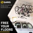 Saris Cycle Glide Ceiling Bike Rack - 4 Bike Capacity Bike Hanging System for Garage