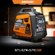 GENMAX 4000 Starting / 3200 Running Watt Gasoline Single Fuel Portable Generator GENMAX 4000 Starting / 3200 Running Watt Gasoline Single Fuel Portable Generator