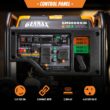 GENMAX 5000 Starting / 4000 Running Watt Gasoline/Liquid propane Dual Fuel Portable Generator