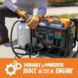 GENMAX 5000 Starting / 4000 Running Watt Gasoline/Liquid propane Dual Fuel Portable Generator