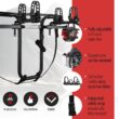 Hollywood Racks SR1 Spare Tire Bike Rack for Car for 2 Bikes, Up to 35 Lbs Each - Adjustable Rear Bike Rack for SUV, Jeep to fit Most Spare Tires - Bicycle Accessories for Adult Bikes