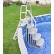 Main Access 54-in Plastic A-frame pool ladder Hand Rail Main Access 54-in Plastic A-frame pool ladder Hand Rail