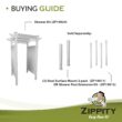 Zippity Outdoor Products 61.5-in x 46.5-in x 88.75-in White Outdoor Shower Kit Enclosure Zippity Outdoor Products 61.5-in x 46.5-in x 88.75-in White Outdoor Shower Kit Enclosure