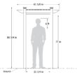 Zippity Outdoor Products 61.5-in x 46.5-in x 88.75-in White Outdoor Shower Kit Enclosure Zippity Outdoor Products 61.5-in x 46.5-in x 88.75-in White Outdoor Shower Kit Enclosure