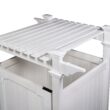 Zippity Outdoor Products 61.625-in x 46.625-in x 88.75-in White Outdoor Shower Kit Enclosure