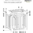Zippity Outdoor Products 61.625-in x 46.625-in x 88.75-in White Outdoor Shower Kit Enclosure
