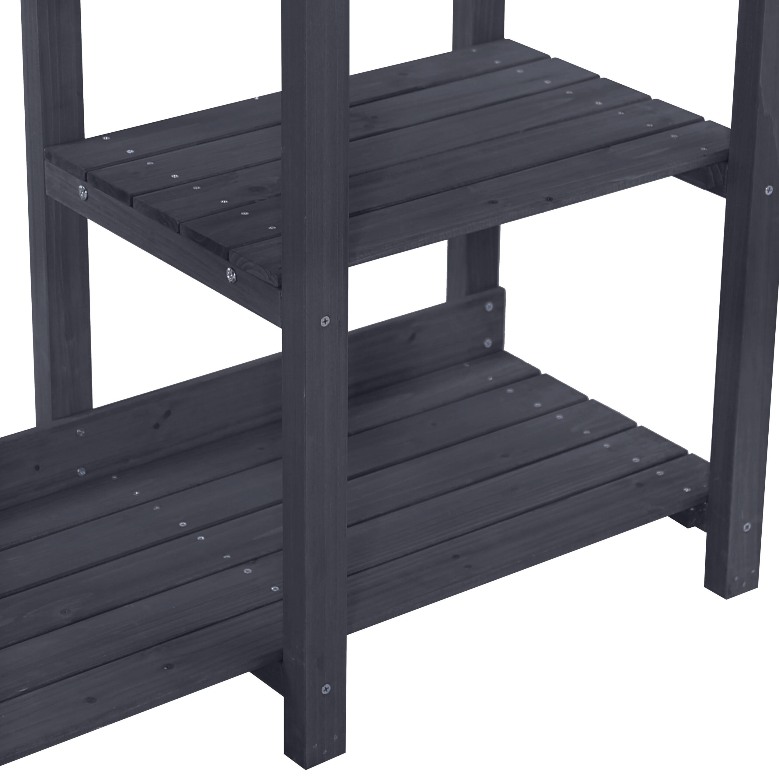 VEIKOUS Wooden Potting Bench Tables 46-in x 47.9-in x 15.3-in Gray Potting Bench VEIKOUS Wooden Potting Bench Tables 46-in x 47.9-in x 15.3-in Gray Potting Bench