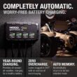 NOCO GENIUS2X4: 8A 4-Bank Smart Battery Charger (2A/Bank) - 6V/12V Automatic Maintainer, Trickle Charger & Desulfator with Overcharge Protection & Temperature Compensation – for Lead-Acid & Lithium