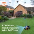 Segway Navimow i110N 7.1-in RTK+Vision Robot Lawn Mower for Up to 1/4 Acre with AI-Assisted Mapping and Multi-Zone Management