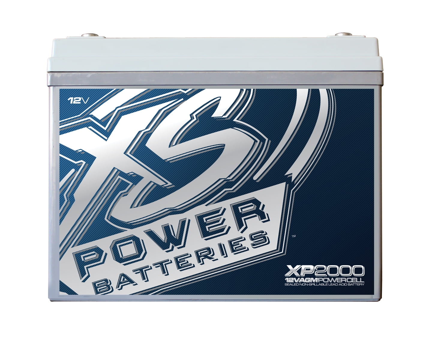 XS Power Supplemental Car Audio Power 12 Volt AGM Battery with2000 Amps & 80 Amp Hours & 150 Minutes of Reserve Capacity Supplemental Car Audio Power 12 Volt AGM Battery with2000 Amps & 80 Amp Hours & 150 Minutes of Reserve Capacity