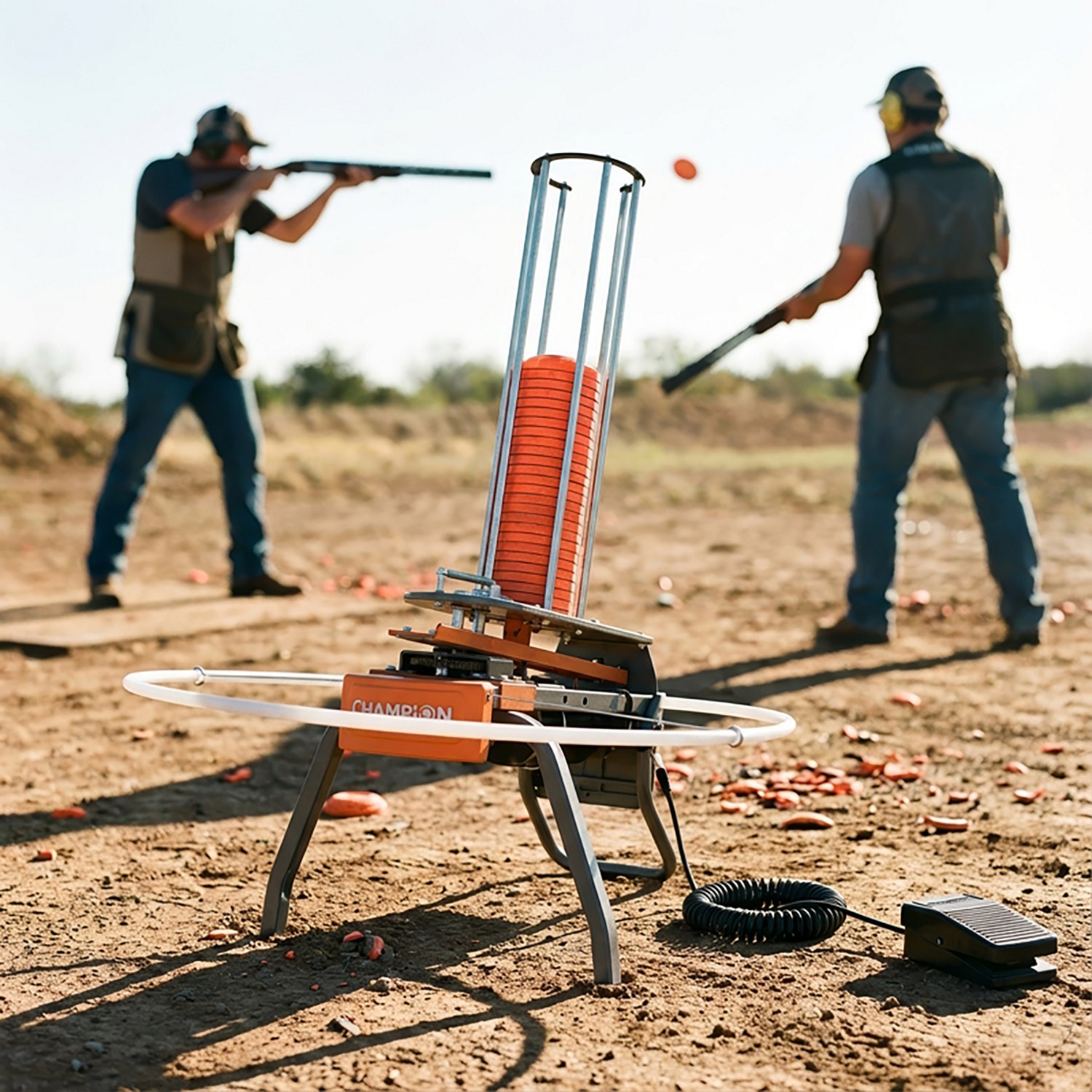Champion Targets Workhorse Electronic Auto-Feed Trap Clay Thrower Champion Targets Workhorse Electronic Auto-Feed Trap Clay Thrower