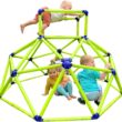 Eezy Peezy Climber with Top - Active Indoor Outdoor Play Set Climbing Dome Equipment Toys - Fun for Kids Ages 3 to 6 Years Old, Green and Blue