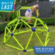 Eezy Peezy Climber with Top - Active Indoor Outdoor Play Set Climbing Dome Equipment Toys - Fun for Kids Ages 3 to 6 Years Old, Green and Blue