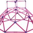 Eezy Peezy Climber with Top - Active Indoor Outdoor Play Set Climbing Dome Equipment Toys - Fun for Kids Ages 3 to 6 Years Old, Pink