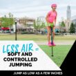 Vurtego Slingshot Pogo Stick – Patented Air-Powered Adjustable Spring for Controlled Jumps Over 5ft, Pogo Stick for Kids Age 5 and up, and Adults, Outdoor Toys, 40 to 180lbs, Durable, Lightweight