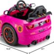 Kid Trax Dizzy Racers 6V Ride On Car – Toddler Toy with 360° Spin, w/Big Wheel, Indoor/Outdoor Toys, Electric Cars for Kids, Ride On for Boys & Girls, Max Weight of 66lbs, Ages 2-5 – Pink CAR