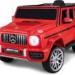 Kid Trax Electric Kids Luxury Mercedes Benz AMG G63 Car Ride-On Toy, 6 Volt Battery, Remote Control, Ages 3-5 Years, Red