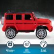 Kid Trax Electric Kids Luxury Mercedes Benz AMG G63 Car Ride-On Toy, 6 Volt Battery, Remote Control, Ages 3-5 Years, Red