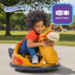 6V Horse Toys Toddler Bumper Car - Toddler Toy, Kids Electric Car, Ride On Toy, w/Music, Parent Remote Control, LED Lights, 360° Spin, Auto-inflated, 1 MPH, Max Weight of 66lbs, Age 1.5-4