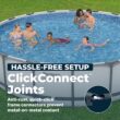 Bestway Steel Pro MAX 18 Feetx48 Inches Round Above Ground Swimming Pool with Pump and Cover