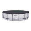 Bestway Steel Pro MAX 18 Feetx48 Inches Round Above Ground Swimming Pool with Pump and Cover