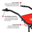 Cardinal 4-cu ft 2 Wheel Steel Powered Wheelbarrow